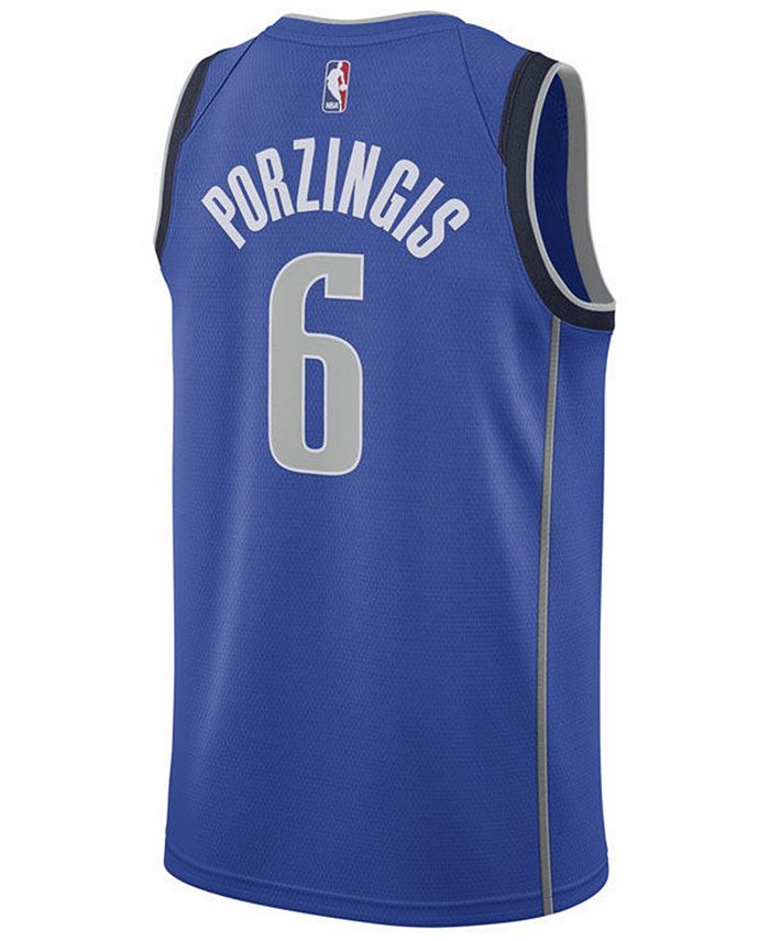 Nike Men's Kristaps Porzingis Dallas Mavericks Icon Swingman Jersey ...