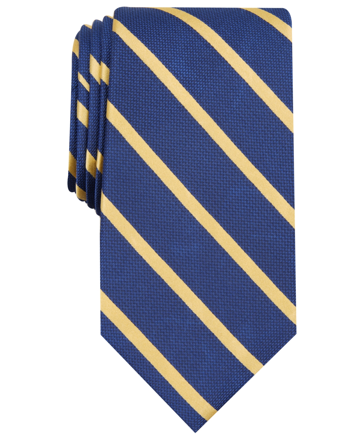 Men's Stripe Tie, Created for Macy's - Yellow
