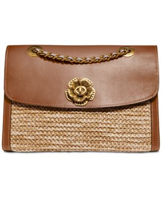 coach straw wallet