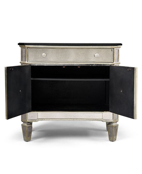 Furniture Marais Mirrored Console Table & Reviews Furniture Macy's