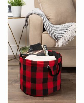 Storage Bin Buffalo Check, Round