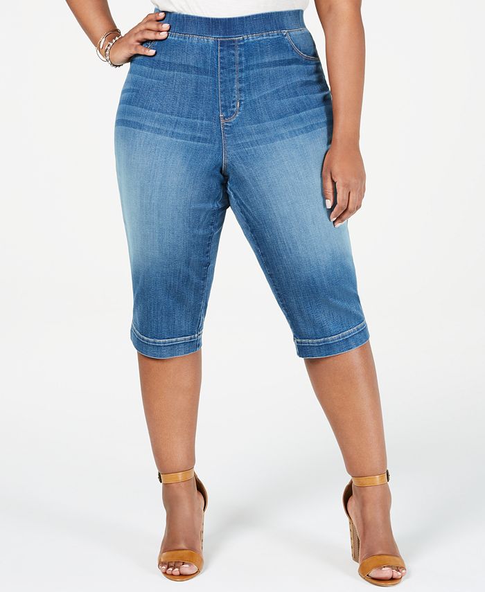 Sound/Style Lucy Plus Size Skimmer Jeans - Macy's