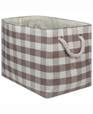 Design Import Paper Bin Checkers Rectangle