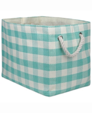 Design Import Paper Bin Checkers Rectangle