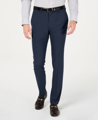 blue skinny dress pants