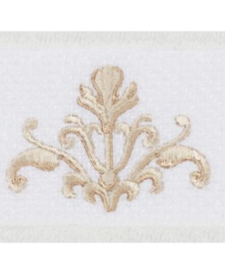 Turkish Cotton Scarlet Embellished Washcloth