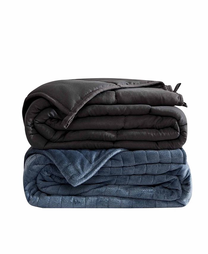 Dream Theory Microfiber Weighted Blanket with Minky Cover Collection