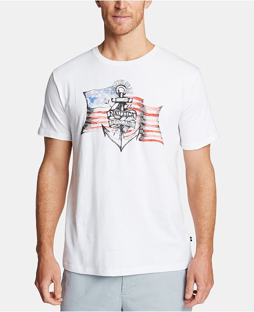Nautica Men's Flag Cotton Graphic TShirt, Created for Macy's & Reviews