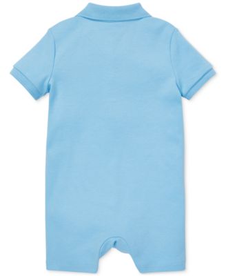 Baby Boys Cotton Short Sleeved Polo Shortall