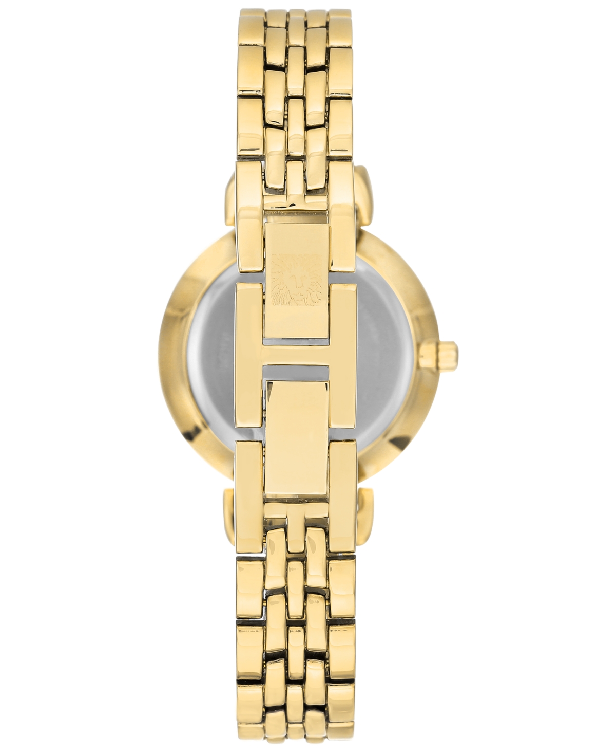 Shop Anne Klein Women's Gold-tone Bracelet Watch 30mm In Light Grey