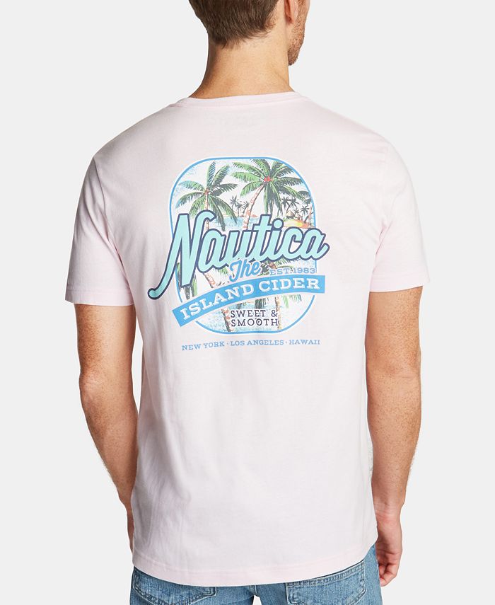 Nautica Men's Island Cotton Graphic T-Shirt, Created for Macy's - Macy's