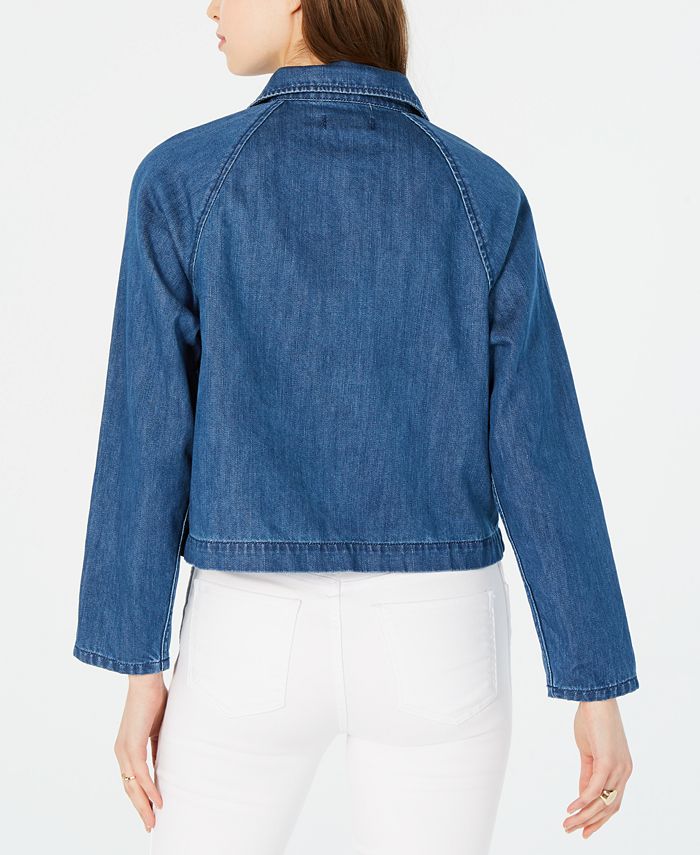 OAT RaglanSleeve Denim Jacket Macy's