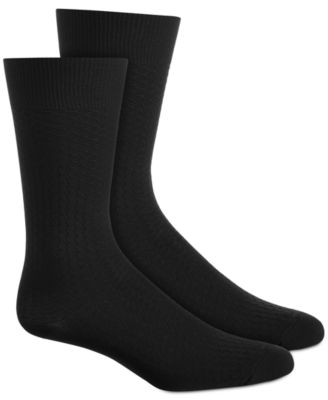 Perry Ellis Portfolio - Men's Textured Honeycomb Socks