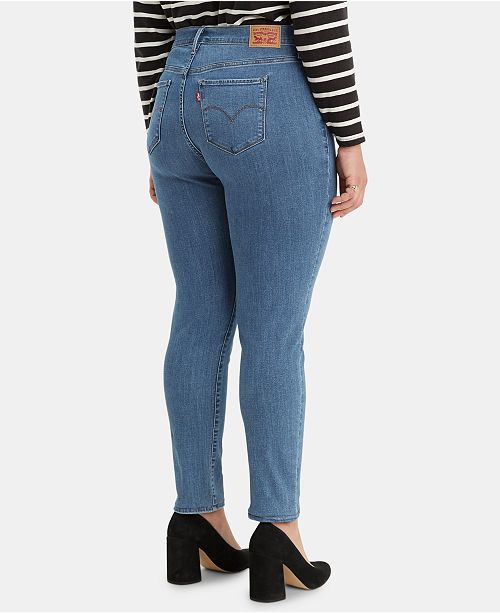 Levi's Trendy Plus Size 721 High-Rise Skinny Jeans & Reviews - Jeans ...