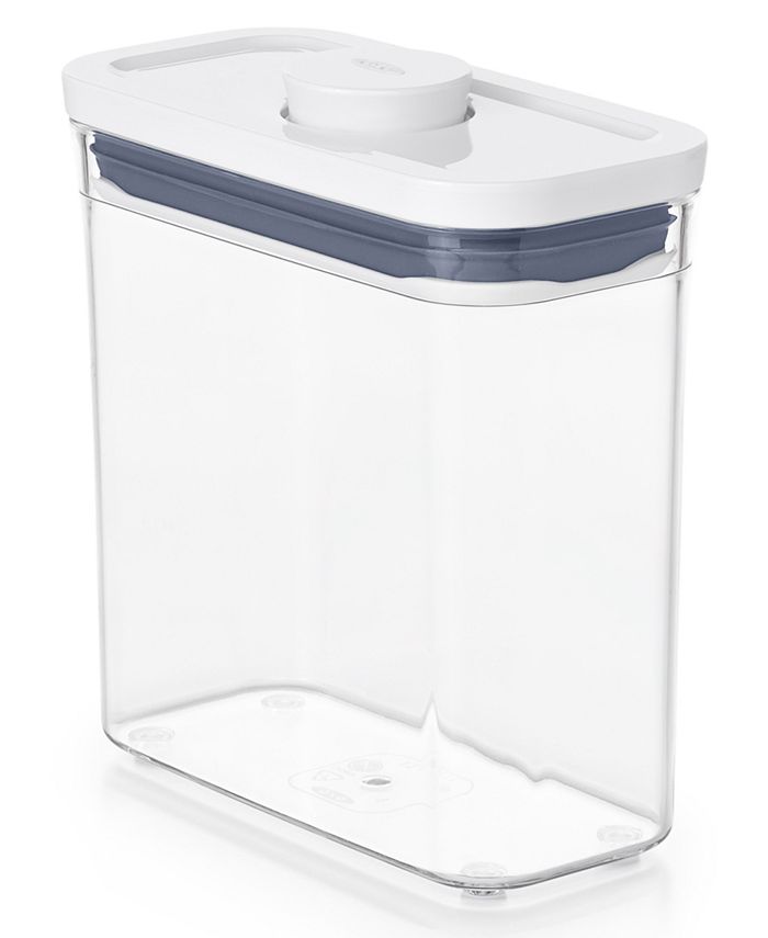 OXO Pop Slim Short Rectangular Food Storage Container Macy's