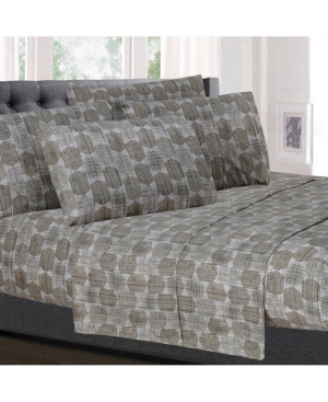 Sweet Home Collection Printed King 6-Pc Sheet Set Bedding