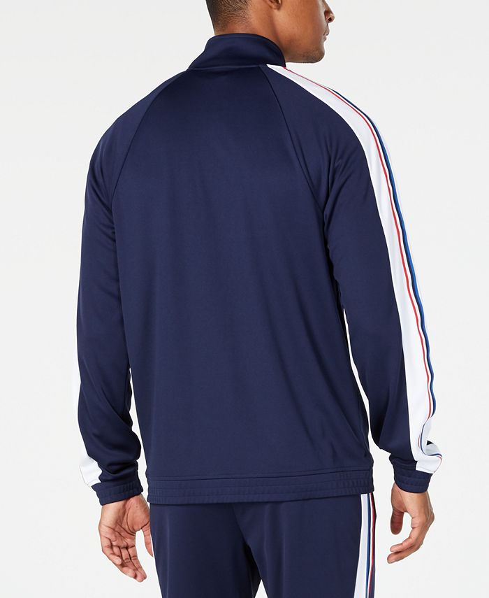 Ideology Men's Striped Track Jacket, Created for Macy's Macy's