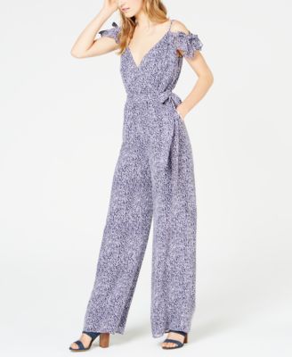 michael kors cold shoulder jumpsuit