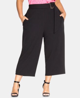 CITY CHIC - Trendy Plus Size Wide-Leg Culottes