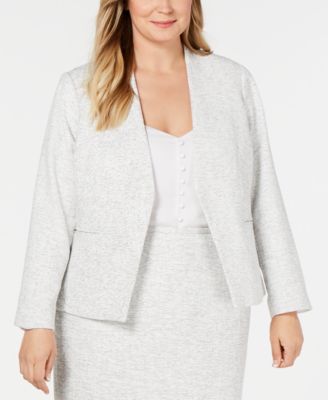 Calvin Klein - Plus Size Asymmetrical Jacket