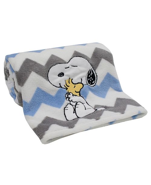 Lambs Ivy My Little Snoopy Chevron Baby Blanket Reviews