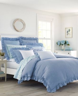 Laura Ashley Adley Blue Duvet Cover Set King Reviews Duvet