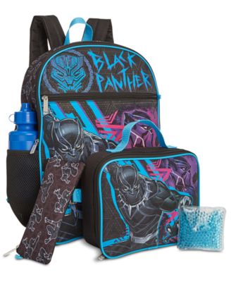 black panther backpack and lunchbox