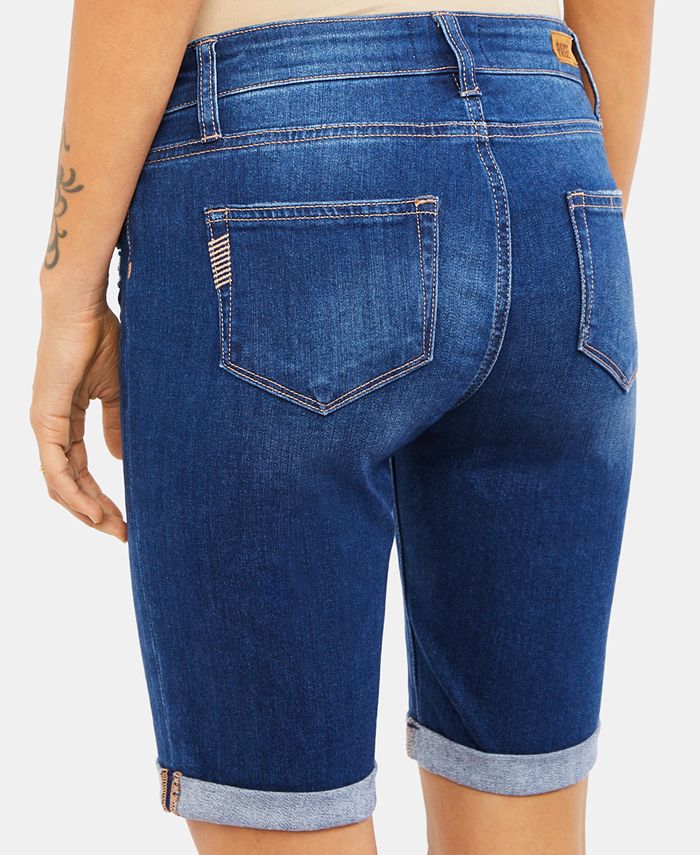 Paige Denim Maternity Cuffed Bermuda Denim Shorts Macy's