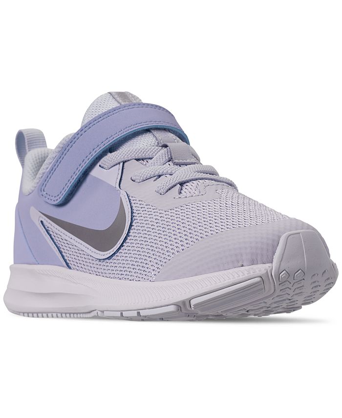 Nike Little Girls' Downshifter 9 Running Sneakers from Finish Line ...