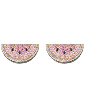 image of Noir Cubic Zirconia Watermelon Stud Earring
