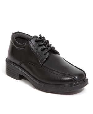 image of Deer Stags Toddler, Little, and Big Boys Williamsburg Jr Classic Dress Comfort Runoff Toe Oxford