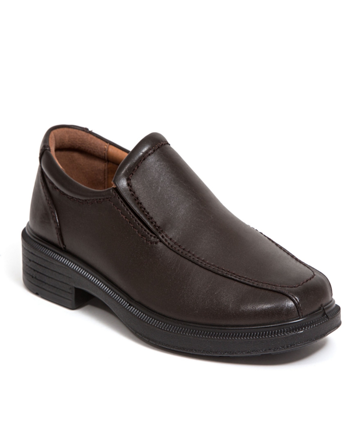 Deer Stags Toddler, Little, And Big Boys Greenpoint Jr Slip-on Shoe In Dark Brown