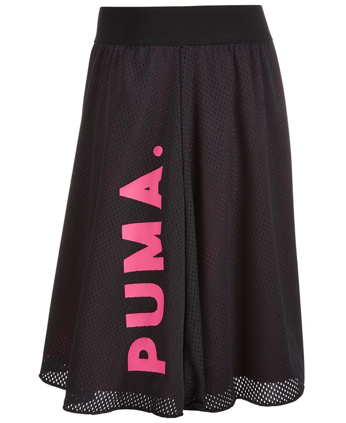 Puma Big Girls Mesh Logo Skirt - Macy's