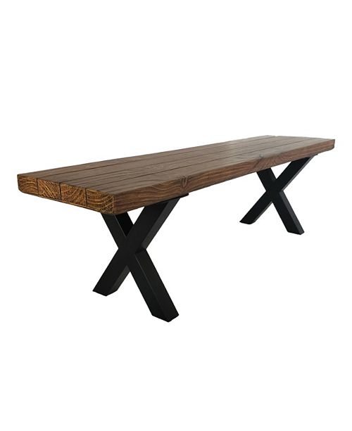 Furniture Mitzy Outdoor Dining Bench Quick Ship Reviews
