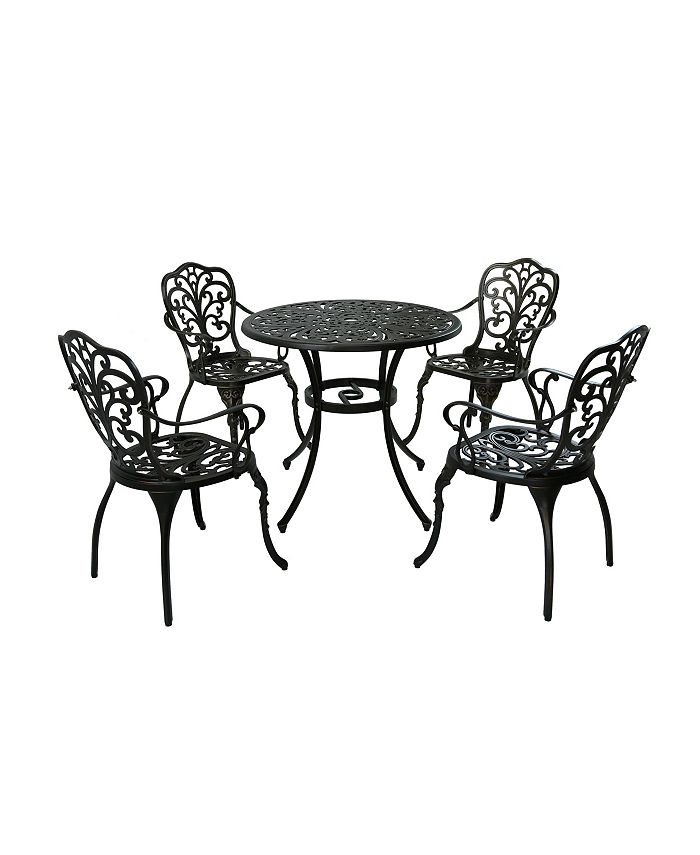 Furniture Vigo Outdoor 5pc Dining Set, Quick Ship Macy's