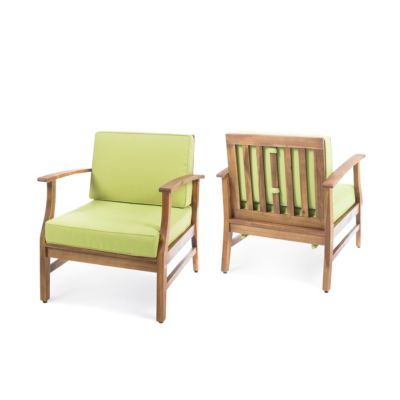 Perla Outdoor Club Chair (Set of 2)
