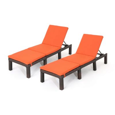 Jamaica Outdoor Chaise Lounge, Set of 2