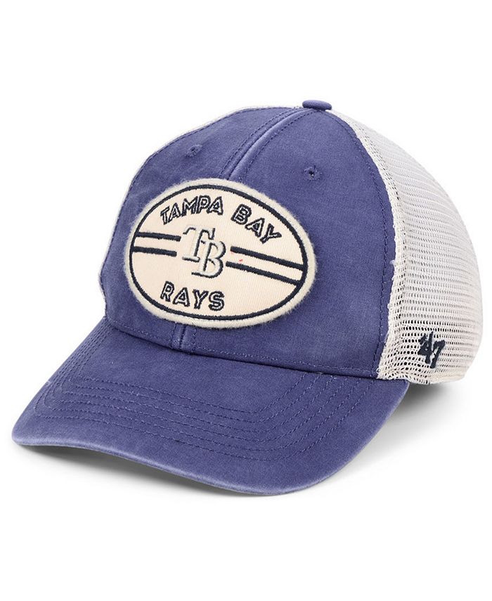 47 Men's Tampa Bay Rays Charcoal Adjustable Trucker Hat