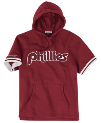 Mitchell Ness Men s Philadelphia Phillies French Terry Short Sleeve Hoodie Macy s