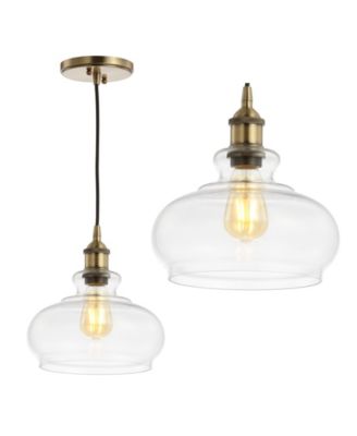 Wyatt 9.5" Adjustable Drop Pharmacy LED Pendant