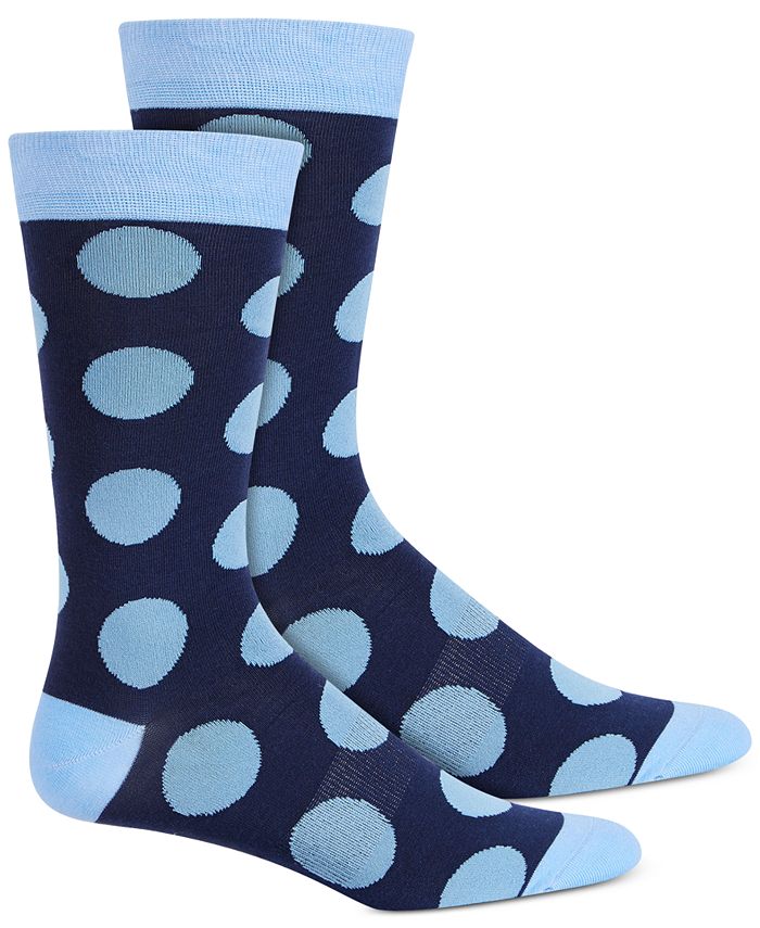 Bar III Men's OversizedDot Socks, Created for Macy's Macy's