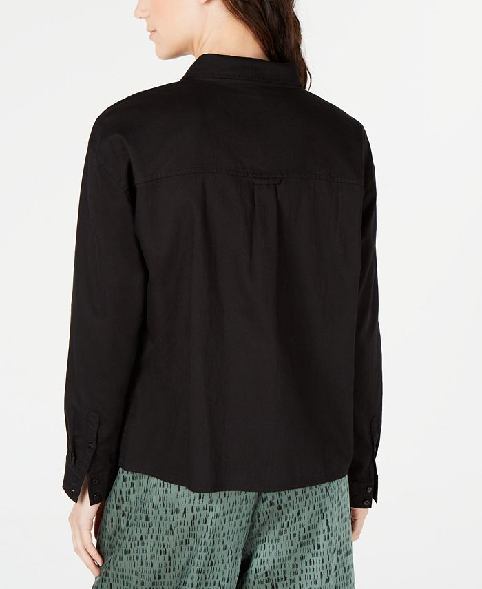 Eileen Fisher Organic Cotton Shirt & Reviews - Tops - Women - Macy's