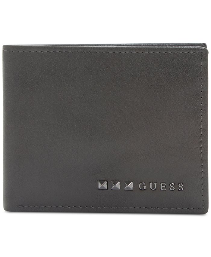 GUESS Men's Traveler RFID Leather Wallet - Macy's