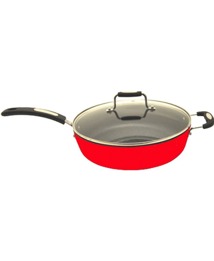 Starfrit The Rock 11" Deep Fry Pan with Lid Macy's