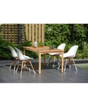 Macys teak on sale dining set