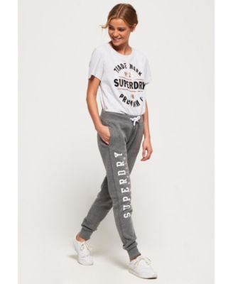 superdry grey joggers