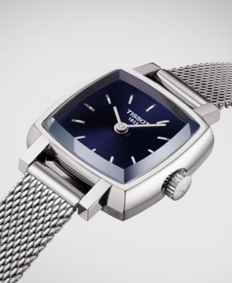 Women's Swiss T-Lady Lovely Stainless Steel Mesh Bracelet Watch 20mm