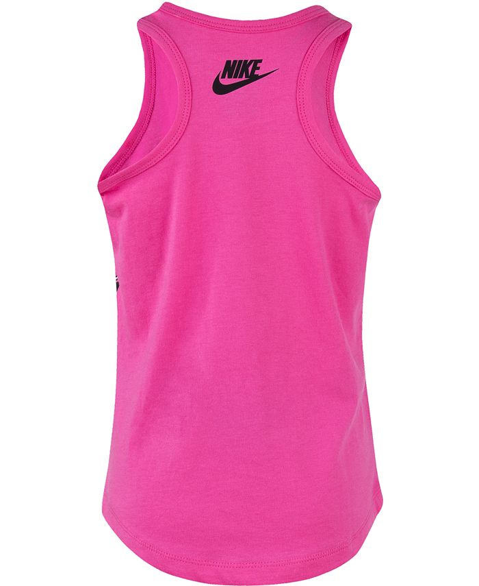 Nike Toddler Girls Stacked Futura Logo Graphic Cotton Tank Top - Macy's