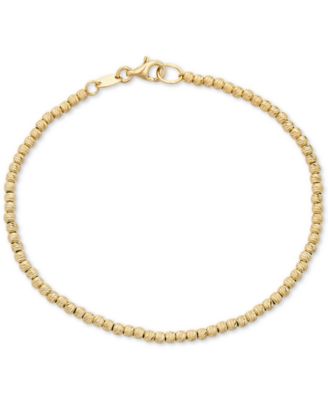 Beaded Bracelet in 14k Gold