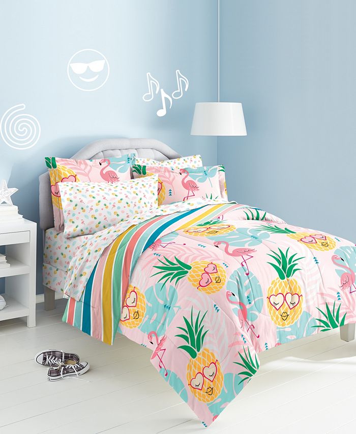 Dream Factory Pineapple Twin Bed In A, Twin Pineapple Bedding Set